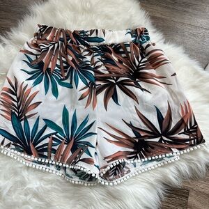NEVER WORN Tropical Print Women's Shorts
